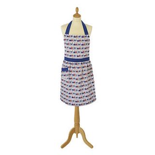 horrockses shaped cotton apron by ulster weavers