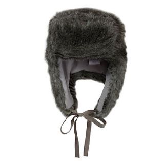 french design faux fur russian hat by chateau de sable