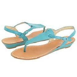 Type Z Honored Turquoise Leather Sandals Type Z Sandals