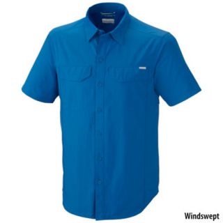 Columbia Mens Silver Ridge Solid Short Sleeve Shirt 705194