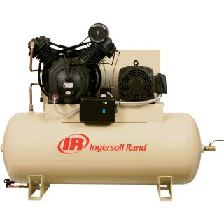 Ingersoll Rand Type-30 Reciprocating Air Compressor (Fully Packaged) — 10 HP, 460 Volt 3 Phase, Model# 2545E10-P  30   39 CFM Air Compressors
