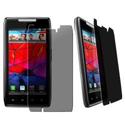 Privacy Screen Filter for Motorola Droid RAZR XT910 Eforcity Cases & Holders