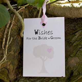 wedding wishing tree tags by bedcrumb