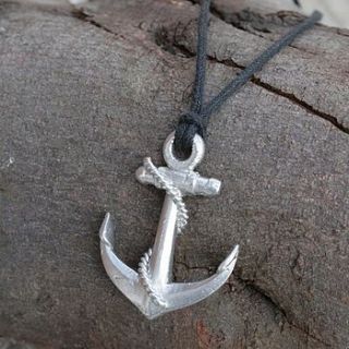 anchor necklace by cocoa dodo