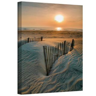 Art Wall Sunrise over Hatteras Gallery Wrapped Canvas Art by Steve