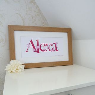 personalised child's silhouette print by jg artwork