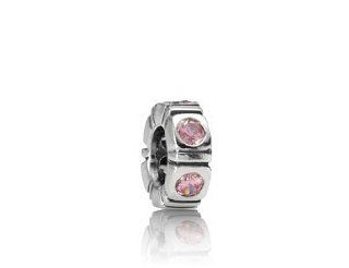 Pandora Damen Armband Leder rosa einfach gewickelt 17,5 cm 590705CMP S1 Schmuck
