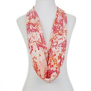 Adagio Lane "Diamond" Red/Pink Multiway Scarf