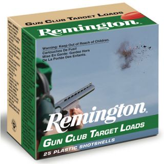 Remington Gun Club Target Loads 12 Gauge 2 3/4 1 1/8 oz. 444455