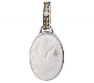 Echo of the Dreamer Nightingale Locket Sterling/Bronze —