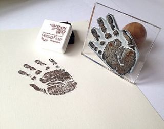 magic inkless handprint footprint kit by stompstamps