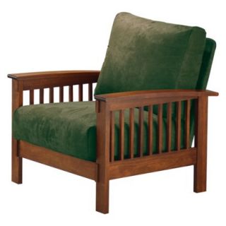 Mission Chair   Olive Microfiber