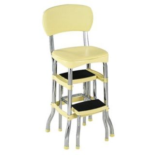 Cosco Retro Chair with Step Stool   Yellow