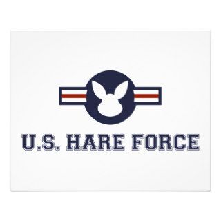 United States Hare Air Force Bunny Full Color Flyer