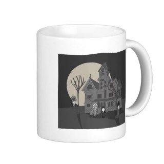 Haunted House Cartoon Mug