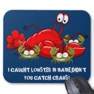 Funny Maine Mouse Pads