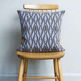 knitted hoop cushion by seven gauge studios