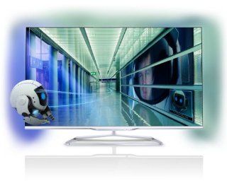 Philips 47PFL7108K/12 119 cm (47 Zoll) Ambilight 3D LED Backlight Fernseher, EEK A+ (Full HD, 700Hz PMR, DVB T/C/S, CI+, WLAN, Smart TV, HbbTV, Skype, Pixel Precise HD) wei Heimkino, TV & Video