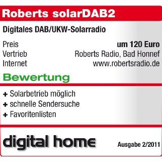 solarDABII portable (DAB+ / UKW / Solarradio mit eingeb. Ladegert) schwarz Heimkino, TV & Video