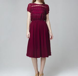 clara dress by allium b