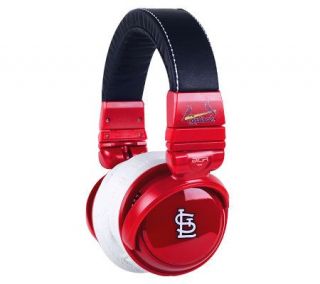 St. Louis Cardinals Over The Ear Headphones with In Line Mic —
