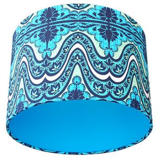 amy butler lark gypsy cobalt lampshade by quirk