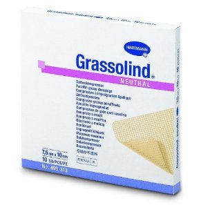 Grassolind Salbenkompresse, steril 10 x 10 cm (10 Stck.) Drogerie & Körperpflege
