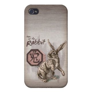 Year of the Rabbit Chinese Zodiac Astrology iPhone 4 Cases