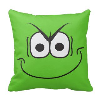 Novelty Evil Genius Super Villain Smiley Pillow 2