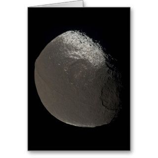 Saturn's 3rd Largest Moon Iapetus Taken by Cassini Cards