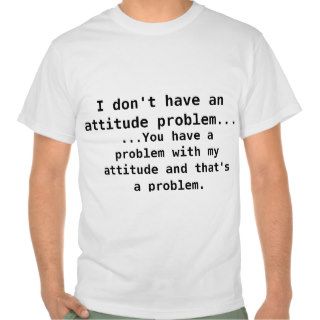 attitude shirt