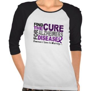 ALZHEIMERS DISEASE Find The Cure 1 Tshirts