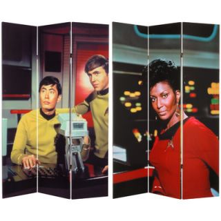 Oriental Furniture 71 x 47.25 Star Trek Tall Double Sided Sulu