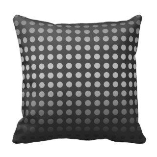 Reversible Grey Fade Polka Dot Comfy Cushion Pillow