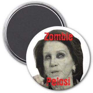 Zombie Pelosi Refrigerator Magnet