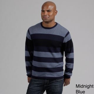 Weatherproof Mens Engineered Stripe Merino Wool/cashmere Blend Sweater