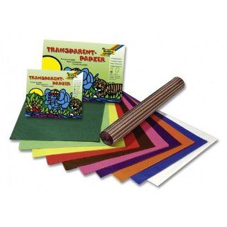 Folia 82525   Transparentpapier Drachenpapier farbig 70x100cm 42g/qm, 25 Bogen in 10 Farben Spielzeug