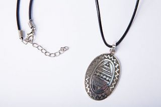 sterling silver handmade tuareg pendant by alkina