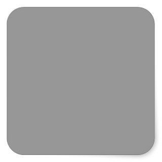 Plain Gray Background. Square Stickers