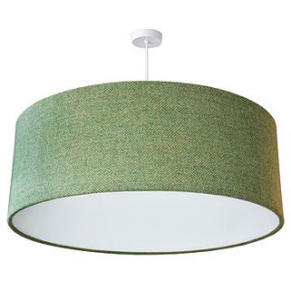 harris tweed oversize ceiling shade by quirk