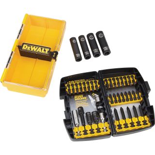 DEWALT Impact Driver Accessories — 38-Pc. Set, Model# DW2169  Drill Accessory Kits