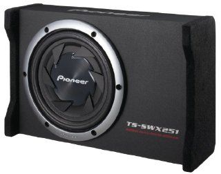 Pioneer TS SWX251 10" Flat Subwoofer with Enclosure 800 Watts  Vehicle Subwoofers 