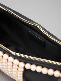 Moschino Cheap & Chic Pearly Bow Clutch