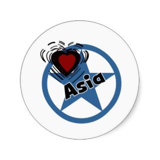 Circle Asia Stickers
