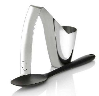 Curtis Stone Keep It Clean Stainless Steel Spoon Rest with Spoon Kitchen & Dining