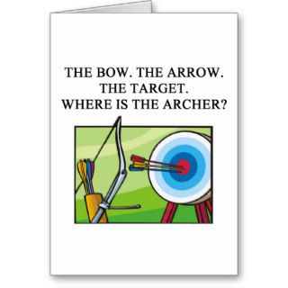 zen archery koan card