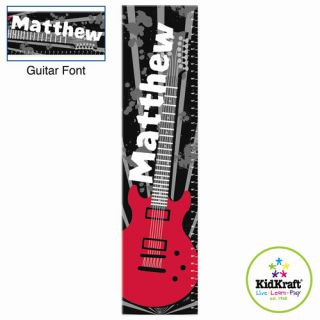 Personalized Guitar Growth Chart