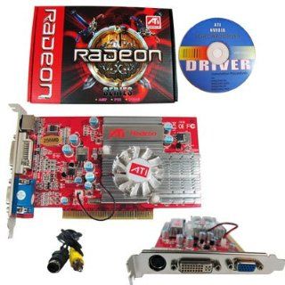 NEW 256MB 256 MB Ati Radeon 9000 PCI Video Graphics Card Adapter VGA DDR2 DVI TV Out Computers & Accessories