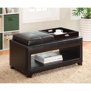 Furniture Of America Vanity Storage Bench With Flip top Tray