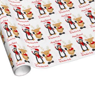 Personalized Merry Christmas Wrapping Paper